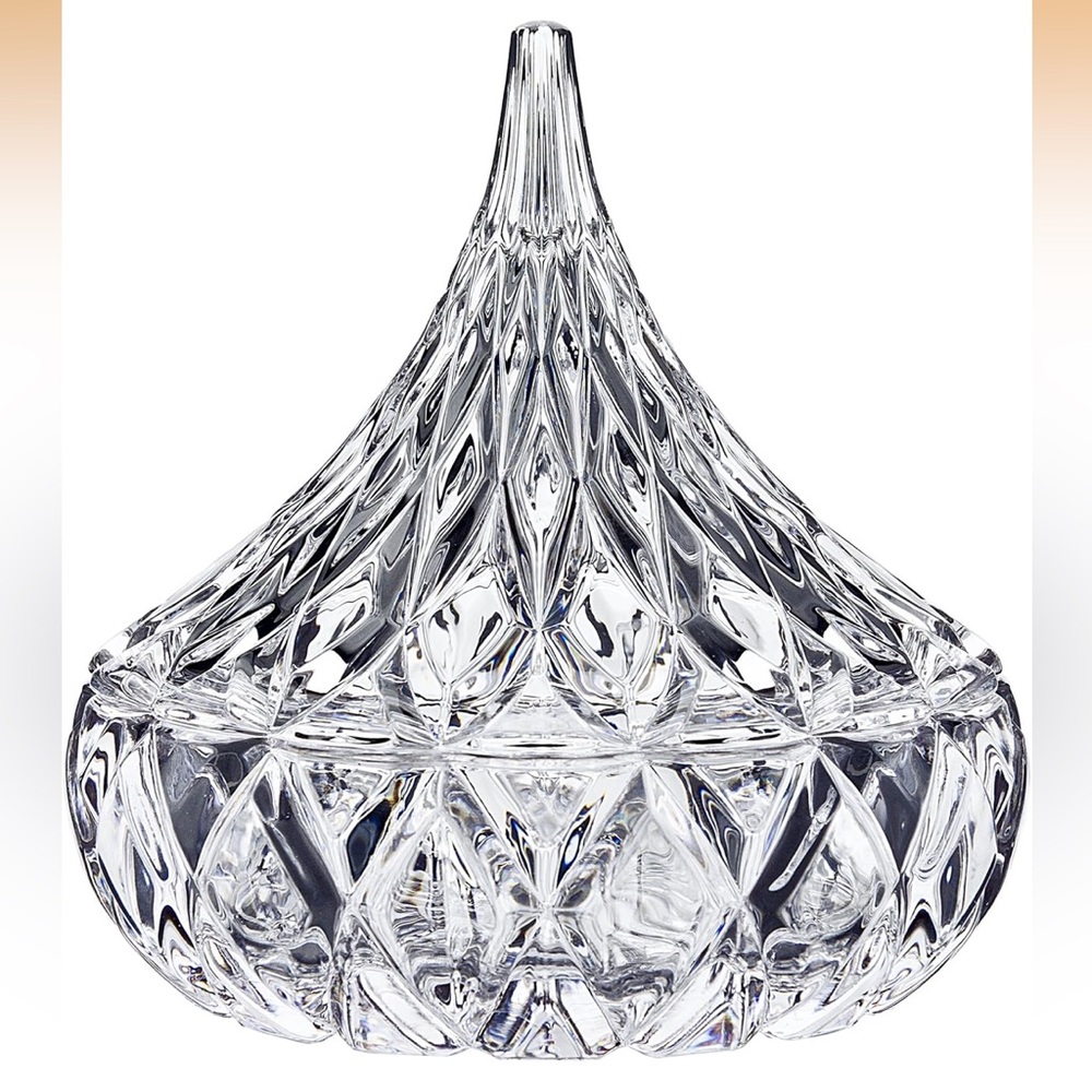 Godinger Crystal Hershey Kiss Candy Dish